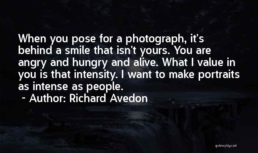 Behind A Smile Quotes By Richard Avedon