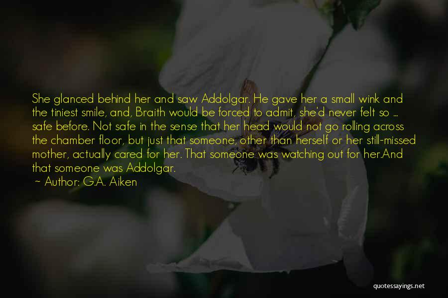 Behind Her Smile Quotes By G.A. Aiken