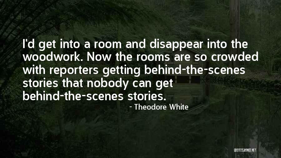 Behind Scenes Quotes By Theodore White