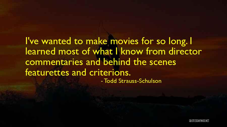 Behind Scenes Quotes By Todd Strauss-Schulson