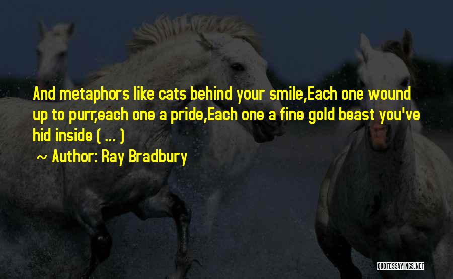 Behind Smile Quotes By Ray Bradbury