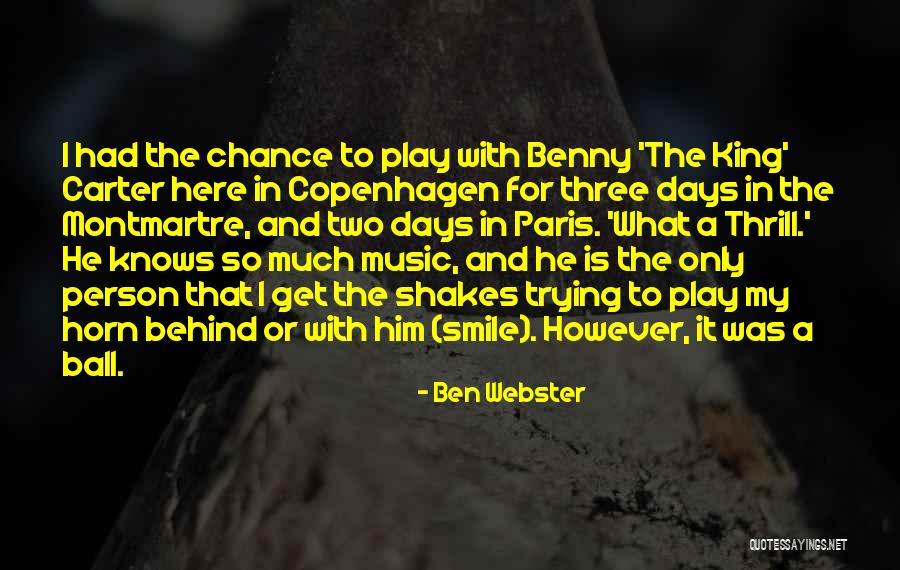 Behind The 8 Ball Quotes By Ben Webster