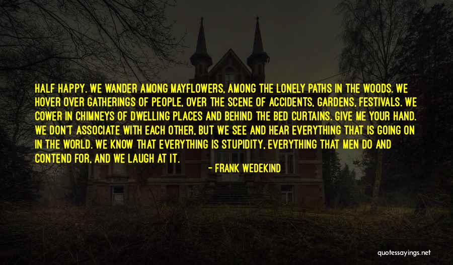 Behind The Curtains Quotes By Frank Wedekind