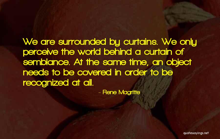 Behind The Curtains Quotes By Rene Magritte