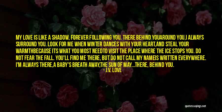 Behind The Name Quotes By J.V. Love