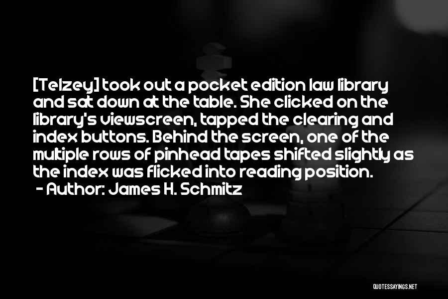 Behind The Screen Quotes By James H. Schmitz