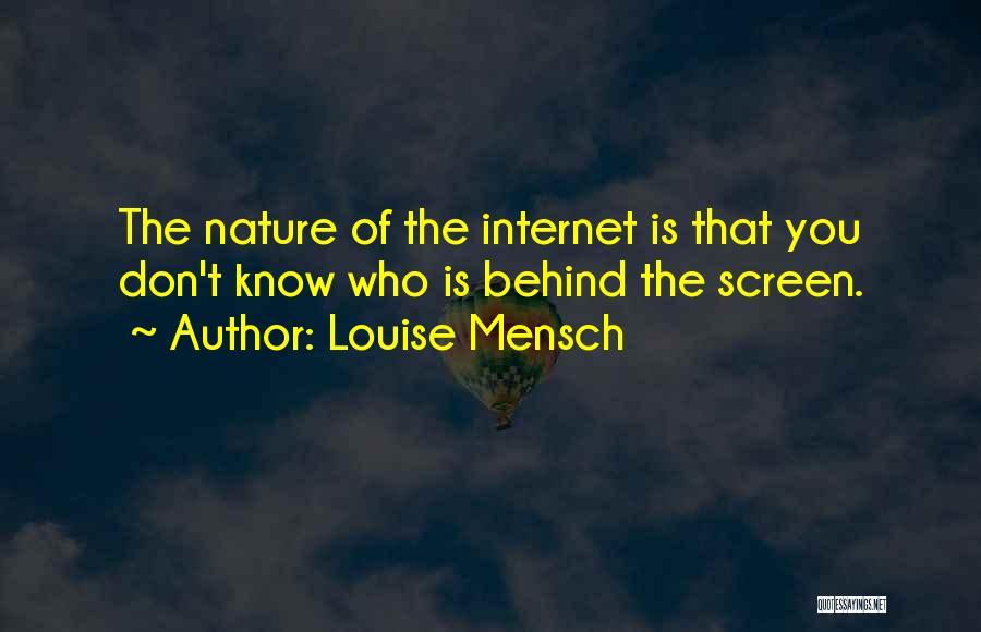 Behind The Screen Quotes By Louise Mensch