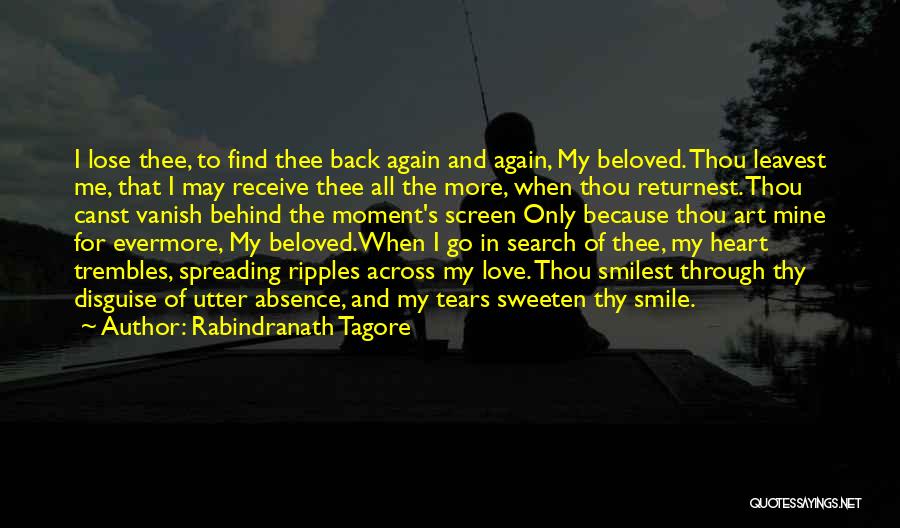 Behind These Tears Quotes By Rabindranath Tagore