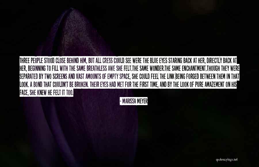 Behind Those Blue Eyes Quotes By Marissa Meyer