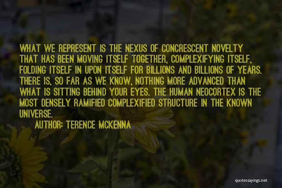 Behind Your Eyes Quotes By Terence McKenna