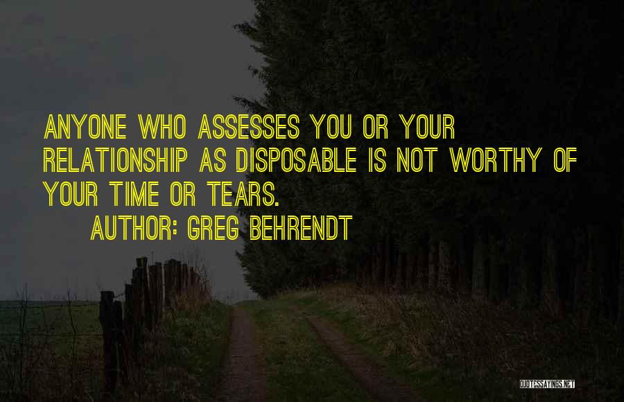 Behrendt Quotes By Greg Behrendt