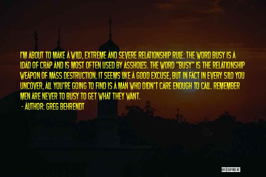 Behrendt Quotes By Greg Behrendt