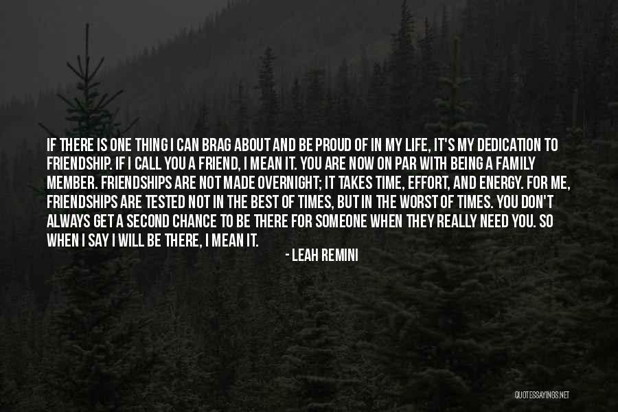 Being A Best Friend Quotes By Leah Remini