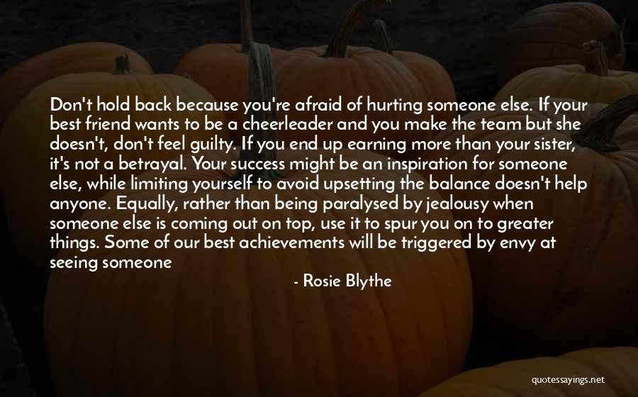 Being A Cheerleader Quotes By Rosie Blythe