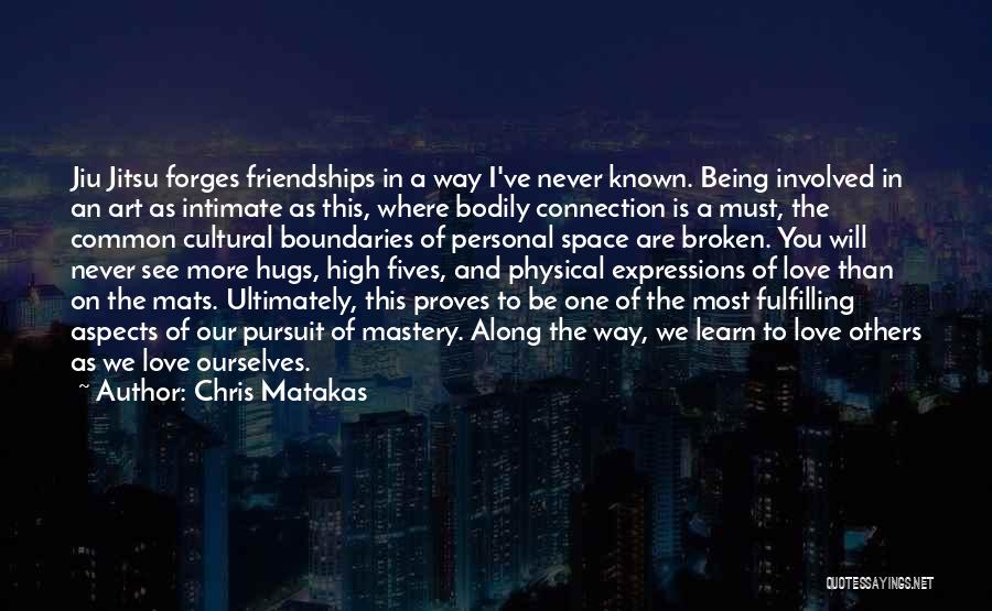 Being A Community Quotes By Chris Matakas