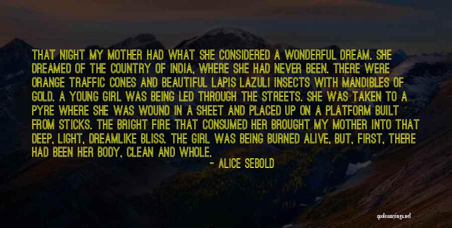 Being A Country Girl Quotes By Alice Sebold