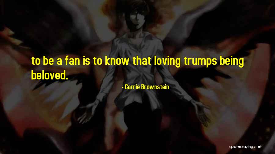 Being A Fan Quotes By Carrie Brownstein