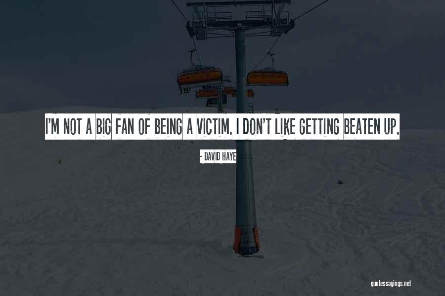 Being A Fan Quotes By David Haye