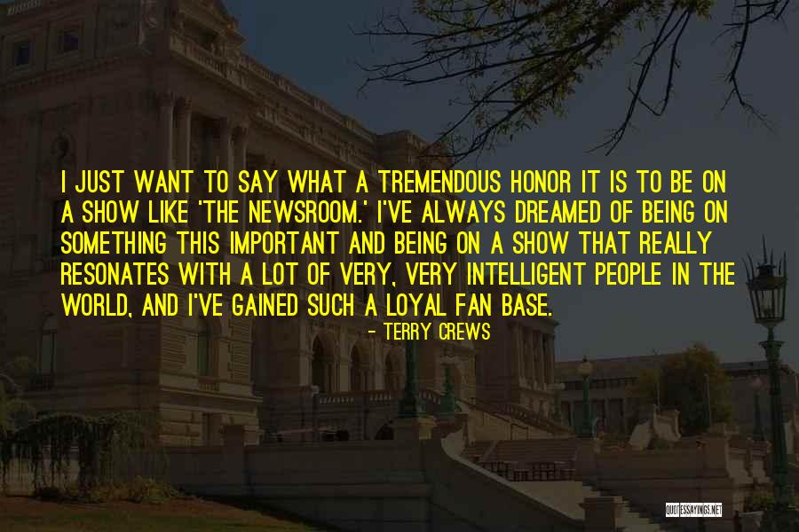 Being A Fan Quotes By Terry Crews Being A Fan Quotes By Terry Crews