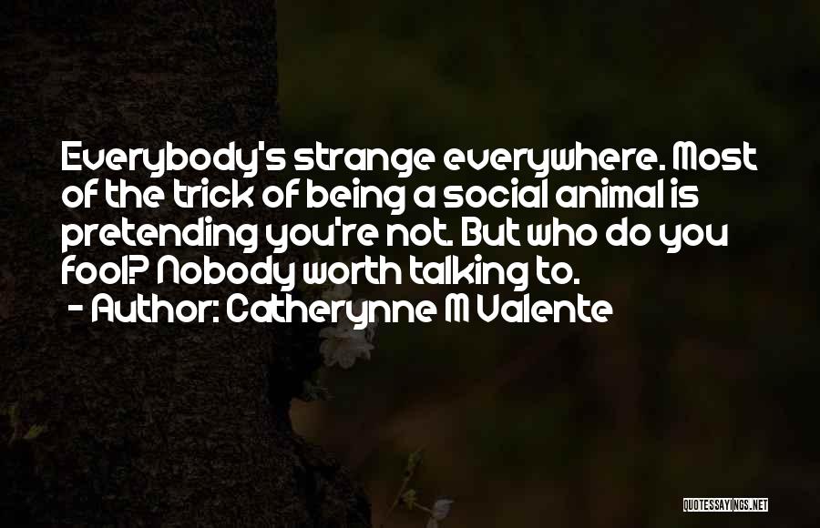 Being A Fool Quotes By Catherynne M Valente