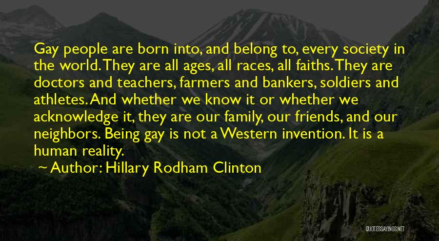 Being A Gay Quotes By Hillary Rodham Clinton