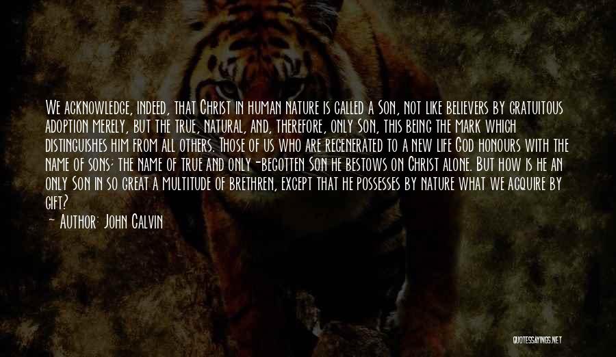 Being A Gift From God Quotes By John Calvin