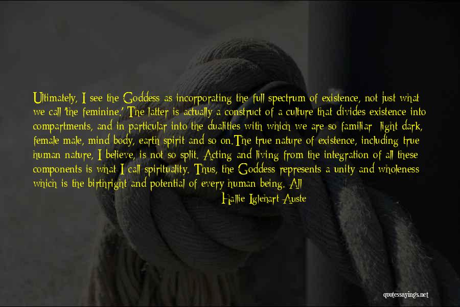 Being A Goddess Quotes By Hallie Iglehart Auste Being A Goddess Quotes By Hallie Iglehart Auste