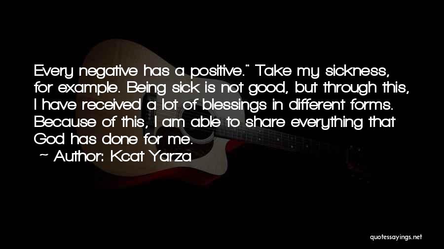 Being A Good Example Quotes By Kcat Yarza
