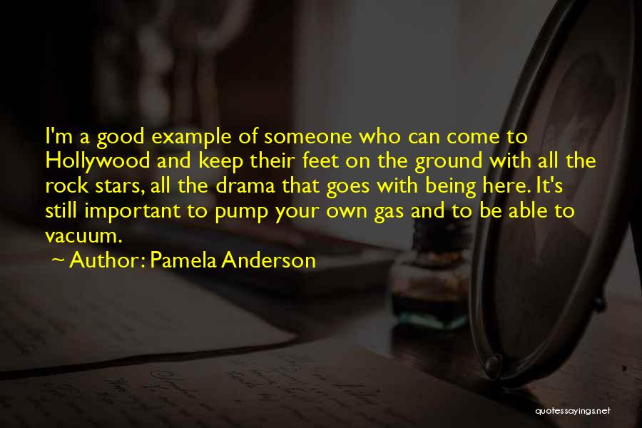 Being A Good Example Quotes By Pamela Anderson