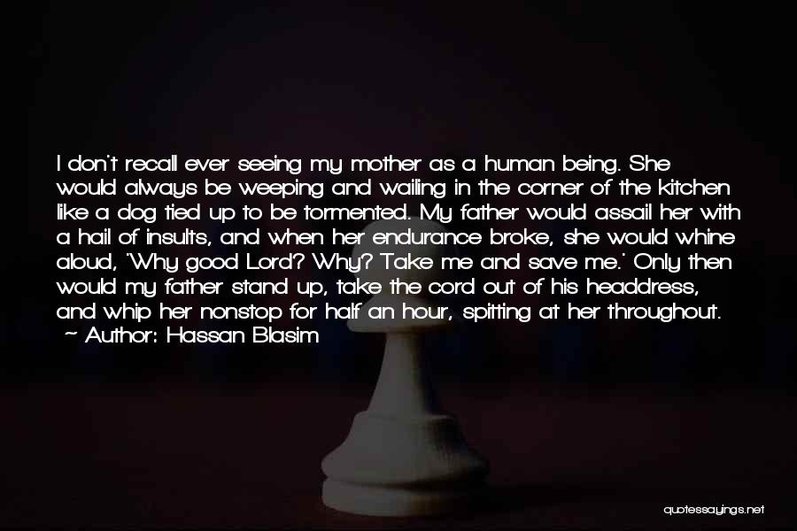 Being A Good Mother Quotes By Hassan Blasim