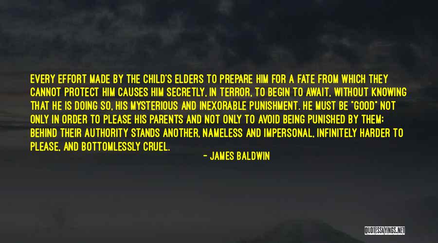 Being A Good Parents Quotes By James Baldwin