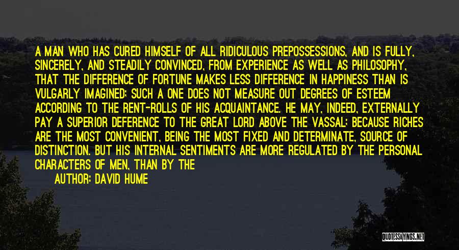 Being A Great Man Quotes By David Hume