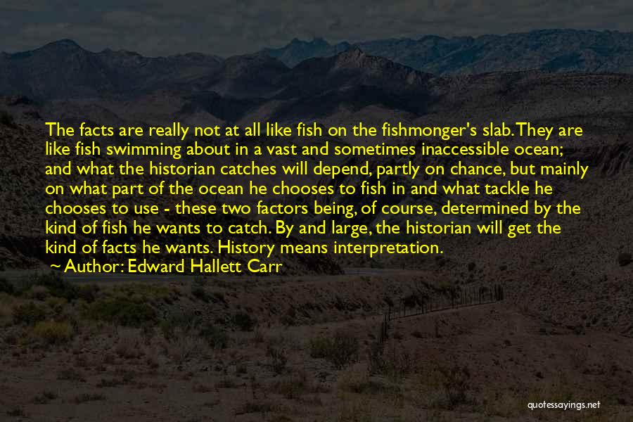 Being A Historian Quotes By Edward Hallett Carr