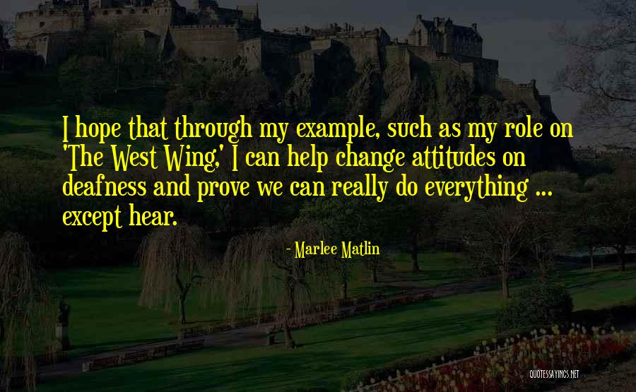 Being A Hockey Fan Quotes By Marlee Matlin Being A Hockey Fan Quotes By Marlee Matlin