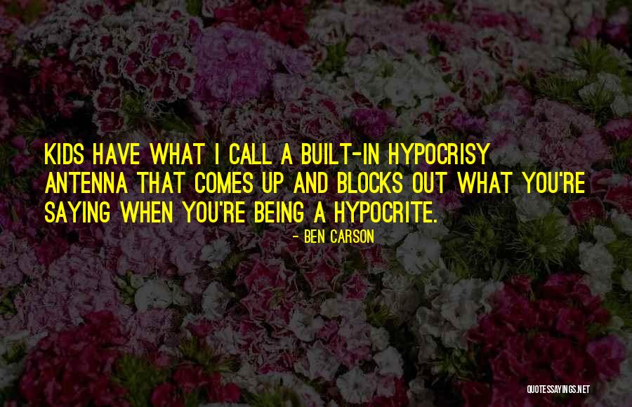 Being A Hypocrite Quotes By Ben Carson Being A Hypocrite Quotes By Ben Carson