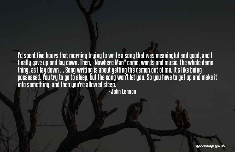 Being A Let Down Quotes By John Lennon