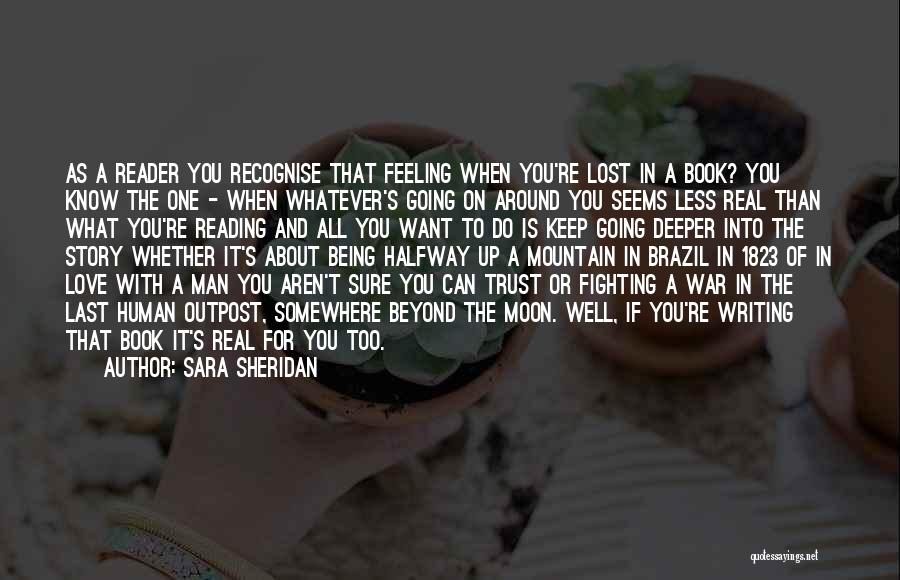 Being A Man In Love Quotes By Sara Sheridan