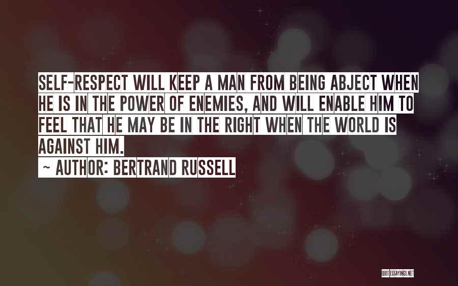 Being A Man Of Character Quotes By Bertrand Russell