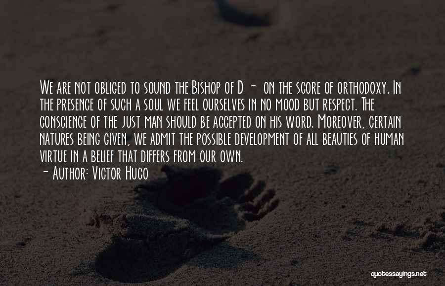 Being A Man Of His Word Quotes By Victor Hugo