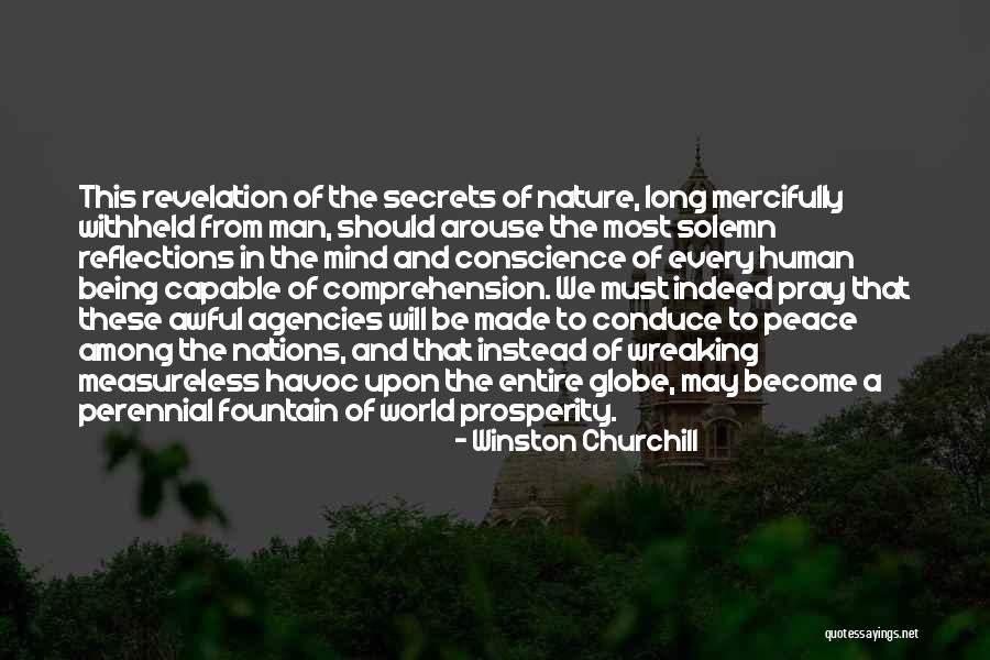 Being A Man's Peace Quotes By Winston Churchill