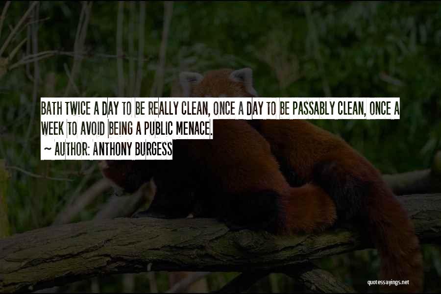 Being A Menace Quotes By Anthony Burgess