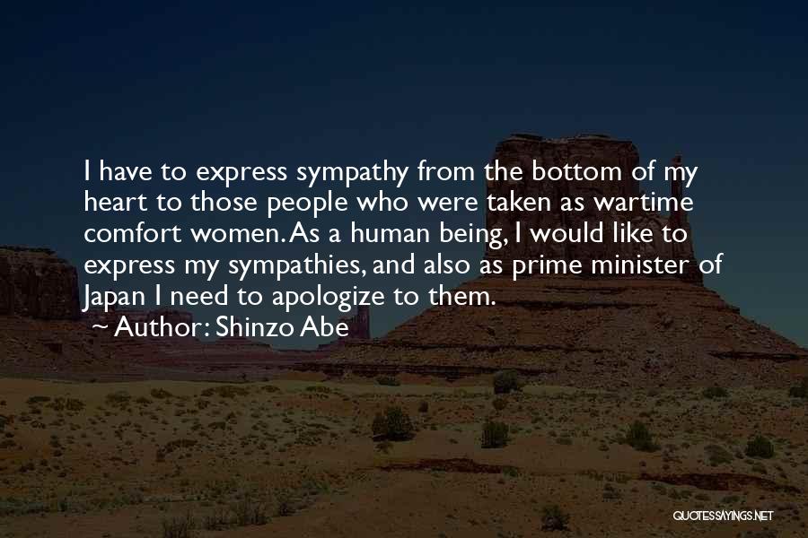 Being A Minister Quotes By Shinzo Abe