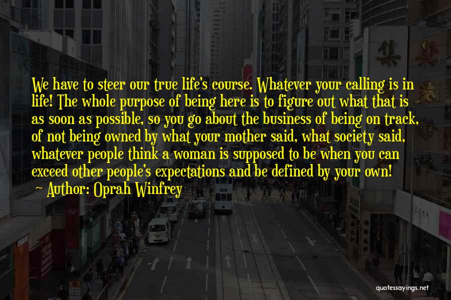 Being A Mother Figure Quotes By Oprah Winfrey