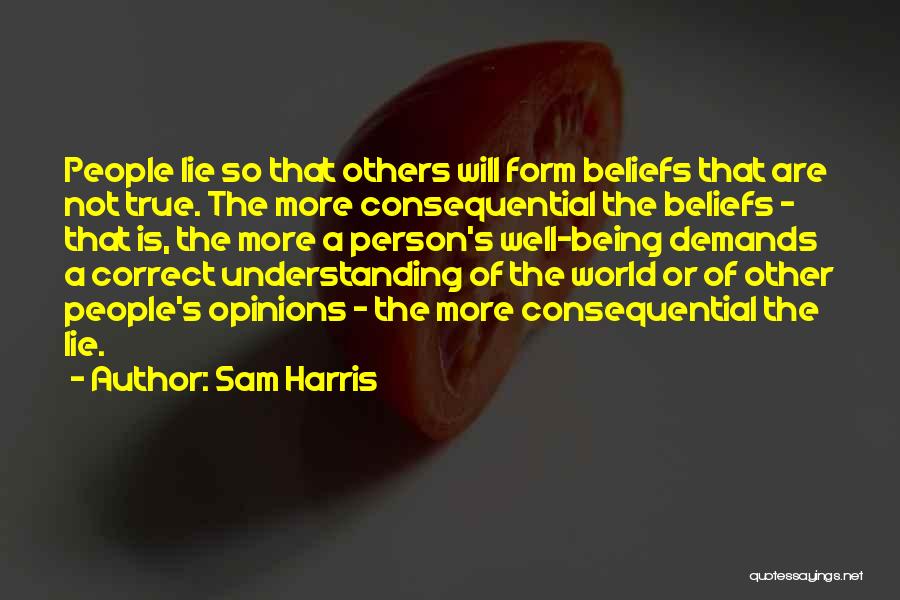 Being A Person Quotes By Sam Harris