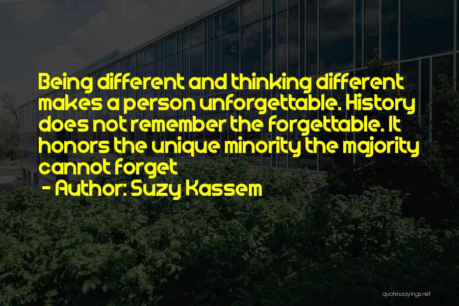 Being A Person Quotes By Suzy Kassem
