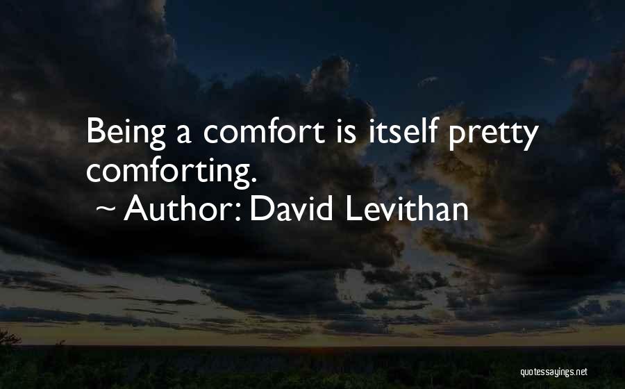 Being A Pretty Quotes By David Levithan