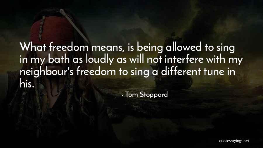 Being A Quotes By Tom Stoppard