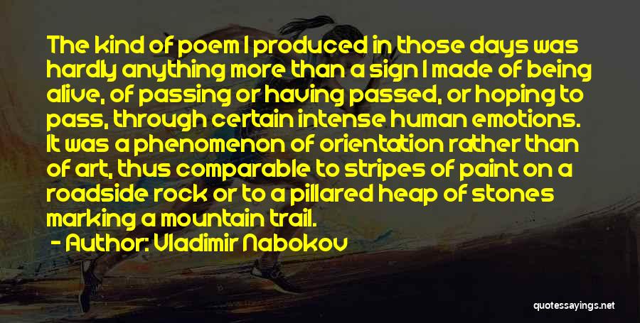 Being A Rock For Someone Quotes By Vladimir Nabokov