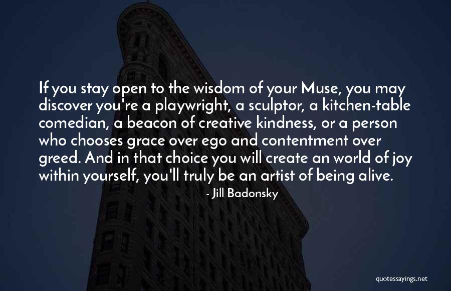 Being A Sculptor Quotes By Jill Badonsky