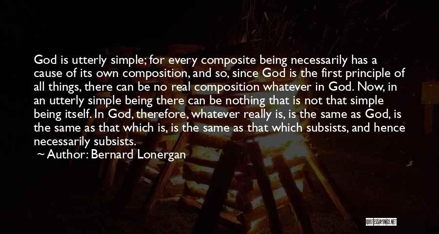 Being A Simple Quotes By Bernard Lonergan